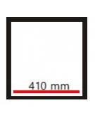 Macchina sottovuoto a campana a barra saldante  in acciaio inox - potenza Watt 840 - L530xP560xH490mm