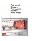 Espositore pensile refrigerato inox Temp. +5 +8 °C mm L968XP580XH1140