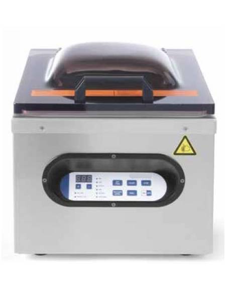 Macchina sottovuoto a campana in acciaio inox - potenza Watt 750 - L430xP460xH410mm Macchina sottovuoto a campana in acciaio inox - potenza Watt 750 - L430xP460xH410mm