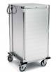 Armadio Portateglie caldo riscaldato a secco  - Capacità N°32 Teglie GN 1/1 oppure N°16 Teglie GN 2/1-Guide a C antiribaltamento
