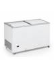 Congelatore orizzontale con coperchi ciechi scorrevoli cm. 128,3x67x89,5H - CLASSE F
