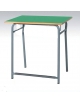Banco monoposto con poggiapiedi - senza sottopiano - STRUTTURA Ø mm.28 - CM 70X50X82H - GRANDEZZA 7