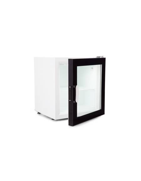 Congelatore orizzontale porta a vetro 48Lt. - porta a vetro e spot luminoso - refrigerazione statica - mm 570x535x657h