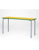 BANCO TAVOLINO RETTANGOLARE BIPOSTO PER NIDO - CM 110X40X46H