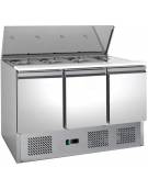 Tavolo saladette per insalate da cm.90,5x70x85h