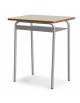 Banco monoposto con sottopiano in lamiera e senza poggiapiedi - STRUTTURA Ø mm.28 - CM 70X50X70H - GRANDEZZA 5