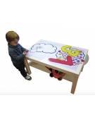 TAVOLO LUMINOSO DIM.75X75X46H