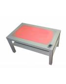 TAVOLO LUMINOSO DIM.75X75X46H