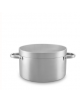 Casseruola in alluminio alta 2 maniglie - Spessore mm 5 - Diametro cm 35 - Altezza cm 21 - Capacità lt  20,2