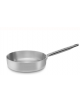 Casseruola bassa in alluminio 1 manico Spessore mm 5 - Diametro cm 24 - Altezza cm 6 - Capacità lt. 2,75