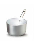 CASSERUOLA ALTA IN ALLUMINIO 1 MANICO ADATTA PER INDUZIONE - Diametro mm 160 - Altezza mm 80 - Capacita LT 1,5