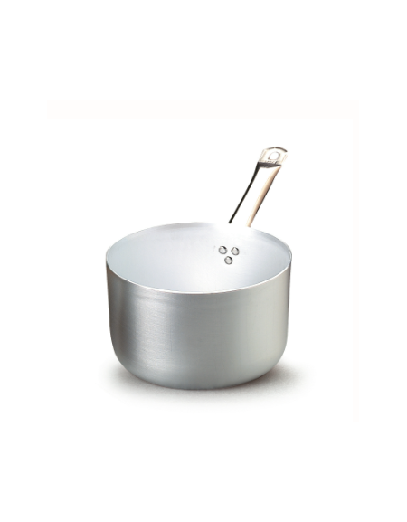 CASSERUOLA ALTA IN ALLUMINIO 1 MANICO ADATTA PER INDUZIONE - Diametro mm 160 - Altezza mm 80 - Capacita LT 1,5