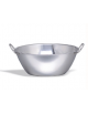 BACINELLA CON FONDO PIANO IN ACCIAIO INOX - Diametro cm 70 - Altezza cm 25 - Capacità lt. 65