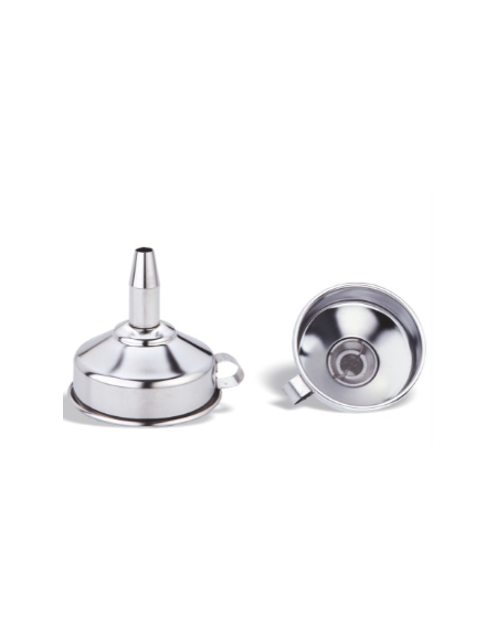 Imbuto Da Cucina In Acciaio Inox Con Filtro Integrato - Colino Per Liquidi, Olio, Vino, Succhi - Utensile Multiuso Resistente E Igienico - 5
