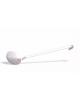 SCHIUMAROLA UNIPEZZO IN ACCIAIO INOX - Diametro mm 160 - Lunghezza manico mm 440