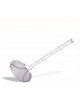 SCHIUMAROLA A RETE MAGLIA FINE IN ACCIAIO INOX - Diametro mm 120 - Lunghezza manico mm 350