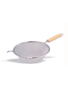 COLINO DOPPIA MAGLIA IN ACCIAIO INOX - Diametro mm 130 - Lunghezza manico mm 150