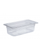 BACINELLA GASTRONORM GN 1/3 IN POLICARBONATO - mm 325x175 - Altezza mm 100 - Capacità lt. 4,1
