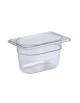 BACINELLA GASTRONORM GN 1/9 IN POLICARBONATO - mm 176x108 - Altezza mm 65 - Capacità lt. 0,6