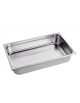 BACINELLA INOX GASTRONORM AISI 304 GN 1/1 - mm 530x325x100h - Capacità lt. 14.2