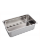 BACINELLA INOX GASTRONORM AISI 304 GN 1/1 - mm.530x325x200h - Capacità lt. 28,4