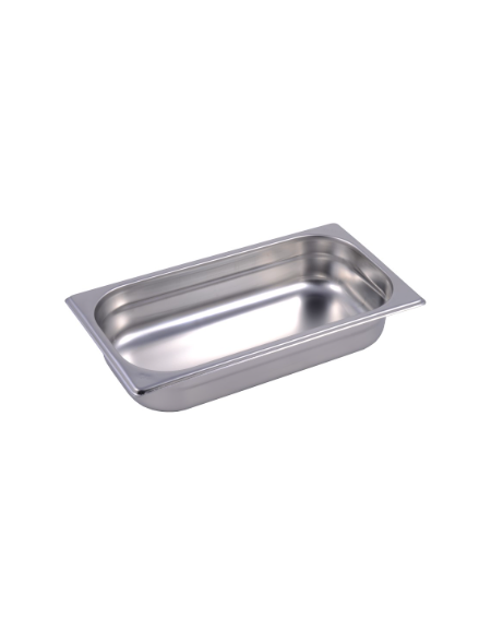 BACINELLA INOX GASTRONORM AISI 304 GN 1/3 mm 325x175xh65 lt. 2.5