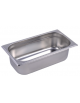 BACINELLA GASTRONORM GN 1/3 IN ACCIAO INOX AISI 304 - mm 325x175x100h - Capacità lt. 4,1