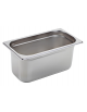 BACINELLA GASTRONORM GN 1/3 IN ACCIAO INOX AISI 304 - mm 325x175x150h - Capacità lt. 5,8