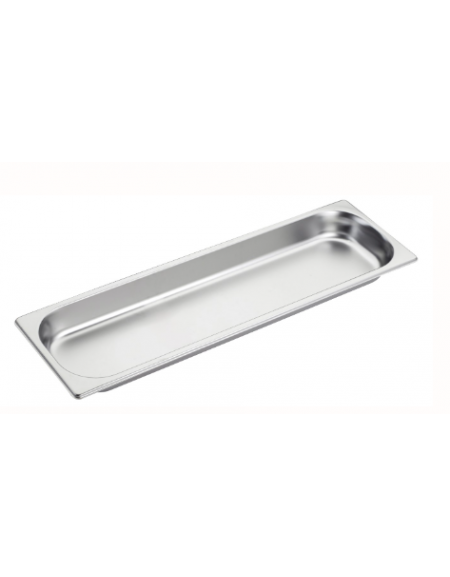 BACINELLE GASTRONORM AISI 304 2/4GN mm 530x162xh40 BACINELLE GASTRONORM AISI 304 2/4GN mm 530x162xh40