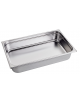 BACINELLA GASTRONORM GN 2/8 IN ACCIAO INOX AISI 304 - mm 325x132x100h - Capacità lt. 2,8