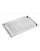 BACINELLA GASTRONORM FORATA GN 1/1 IN ACCIAO INOX AISI 304 - mm 530x325x20h