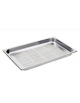 BACINELLA GASTRONORM FORATA GN 1/1 IN ACCIAO INOX AISI 304 - mm 530x325x40h - Capacità lt. 5,1