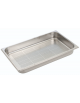 BACINELLA GASTRONORM FORATA GN 1/1 IN ACCIAO INOX AISI 304 - mm 530x325x65h - Capacità lt. 9,2