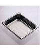 BACINELLA GASTRONORM FORATA GN 1/2 IN ACCIAO INOX AISI 304 - mm 325x265x40h - Capacità lt. 2,0