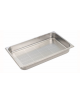 BACINELLA GASTRONORM FORATA GN 1/3 IN ACCIAO INOX AISI 304 - mm 325x175xh65 - Capacità lt. 3,5