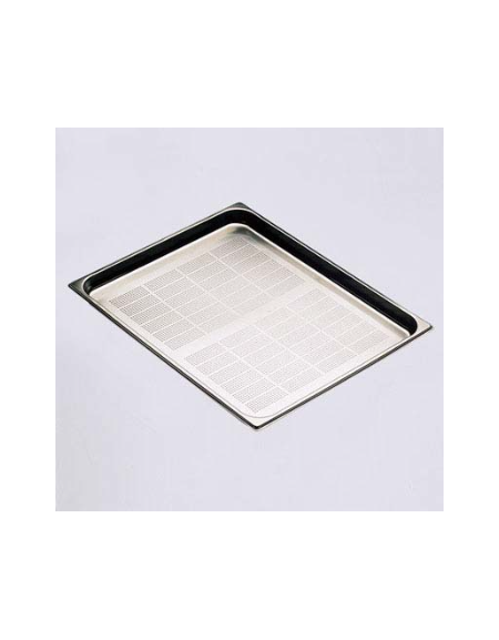 BACINELLE GASTRONORM FORATE AISI 304 2/1GN mm 650x530xh 20