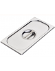 COPERCHIO GASTRONORM GN 1/3 IN ACCIAIO INOX 18/10 AISI 304 - mm 325x175