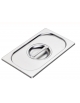 COPERCHIO GASTRONORM GN 1/4 IN ACCIAIO INOX 18/10 AISI 304 - mm 265x162