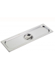 COPERCHIO GASTRONORM GN 2/8 IN ACCIAIO INOX 18/10 AISI 304  - mm 325x132