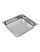 TEGLIA GASTRONORM GN 2/3 IN ACCIAIO INOX AISI 304 - mm 353x325x65h