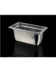 BACINELLA ACCIAIO INOX A TENUTA PER SOTTOVUOTO GN 1/3 mm 325x175 - Altezza mm 150