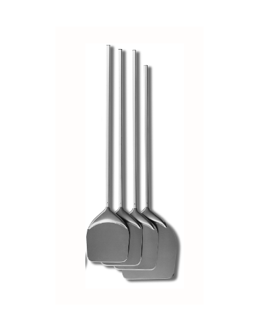 PALA ALLUMINIO PER PIZZA mm. 360X360X1700H