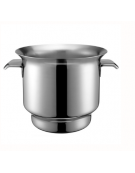 SECCHIELLO CHAMPAGNE ACCIAIO INOX CON MANIGLIE