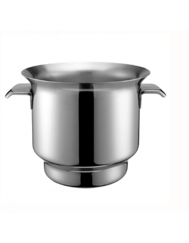 SECCHIELLO CHAMPAGNE ACCIAIO INOX CON MANIGLIE