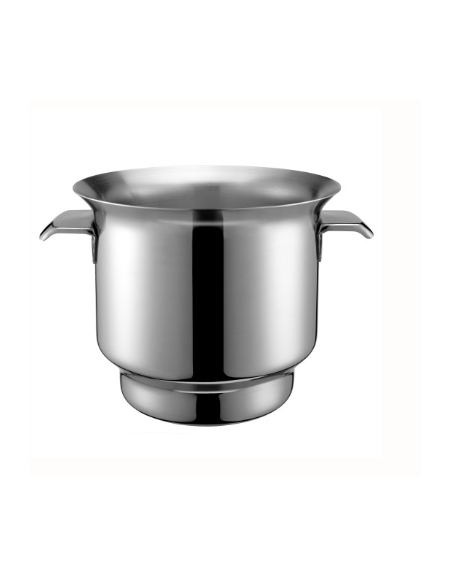 SECCHIELLO CHAMPAGNE ACCIAIO INOX CON MANIGLIE