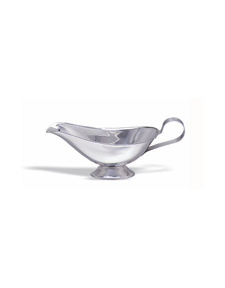 SALSIERA ACCIAIO INOX - Capacità lt 0,10 - Larghezza mm 65 - Profondità mm 140 - Altezza mm 60