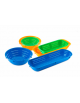 CESTINO PER IMPASTO RETTANGOLARE IN POLIPROPILENE COLORE BLU - Larghezza mm 140 - Profondità mm 420