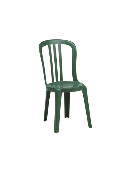 Sedia in resina verde Miami Bistrot x