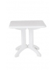 Tavolo in resina cm. 80x80x73,5h colore bianco