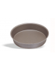 TORTIERA TONDA ALTA ANTIADERENTE INOX - Diametro mm 280 - Altezza mm 50